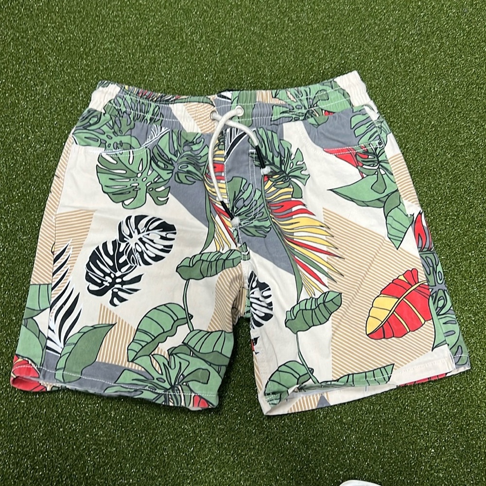 Men’s Drill Clothing Good Vibes Hawaiian Shorts Size Medium